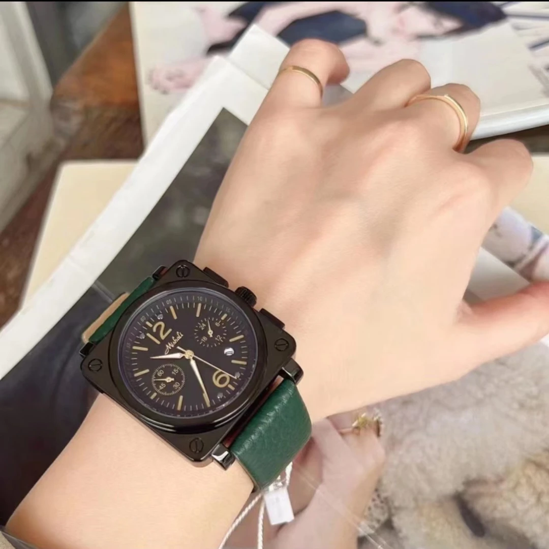 【休闲款推荐】Mishali.休闲百搭多功能方形韩版日历潮流女表-21031