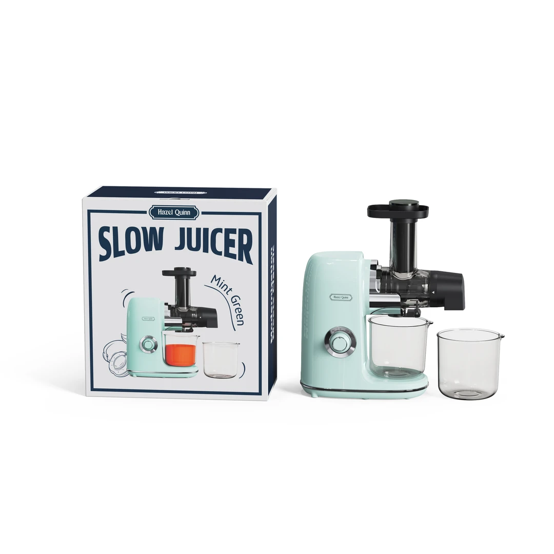 海素奎因专利复古意大利设计家用果汁原汁机（美版）