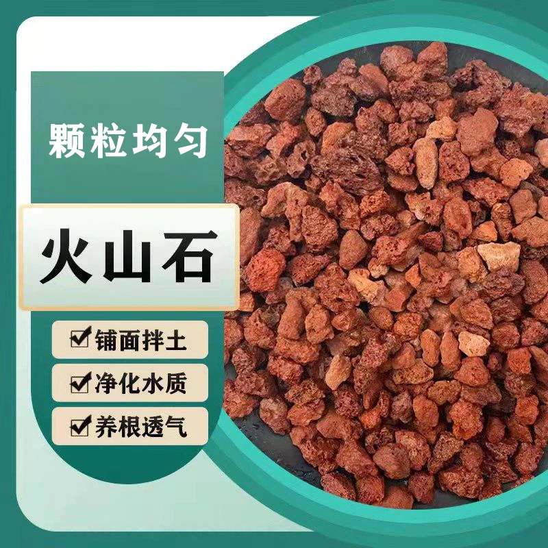 天然火山石颗粒土多肉兰花土生长铺面石鱼缸水族过滤适用造景通用
