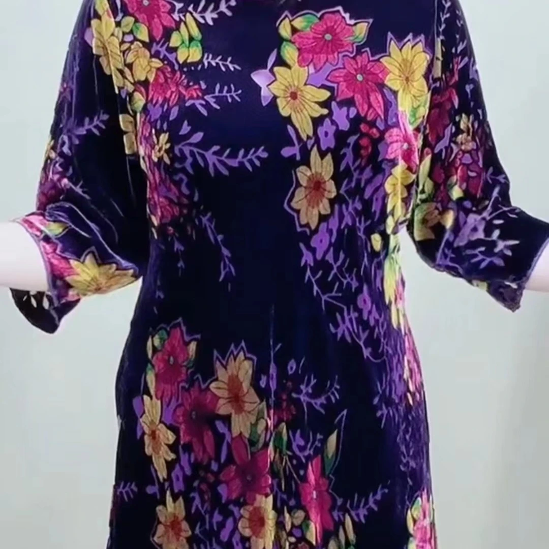 桑蚕丝连衣裙88A6029-4180