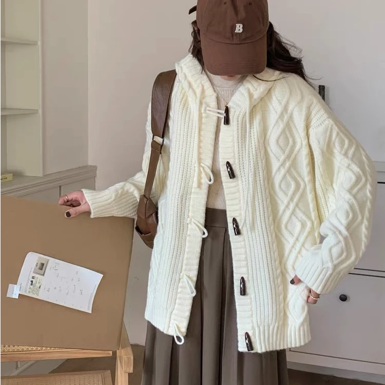 【编号401-440】2024新款女装时尚百搭秋冬加厚保暖套头开衫毛衣