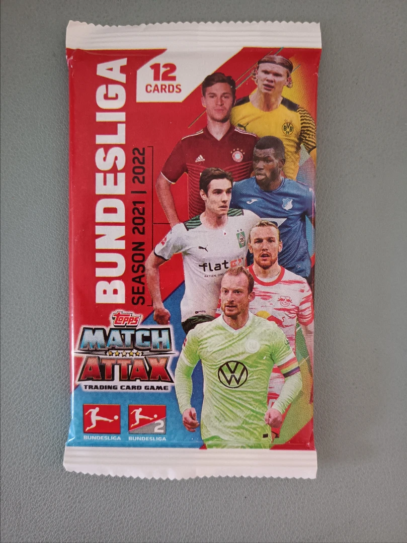 经典德甲系列Topps球星卡包12张/包可博贝林厄姆维尔茨等签字限量