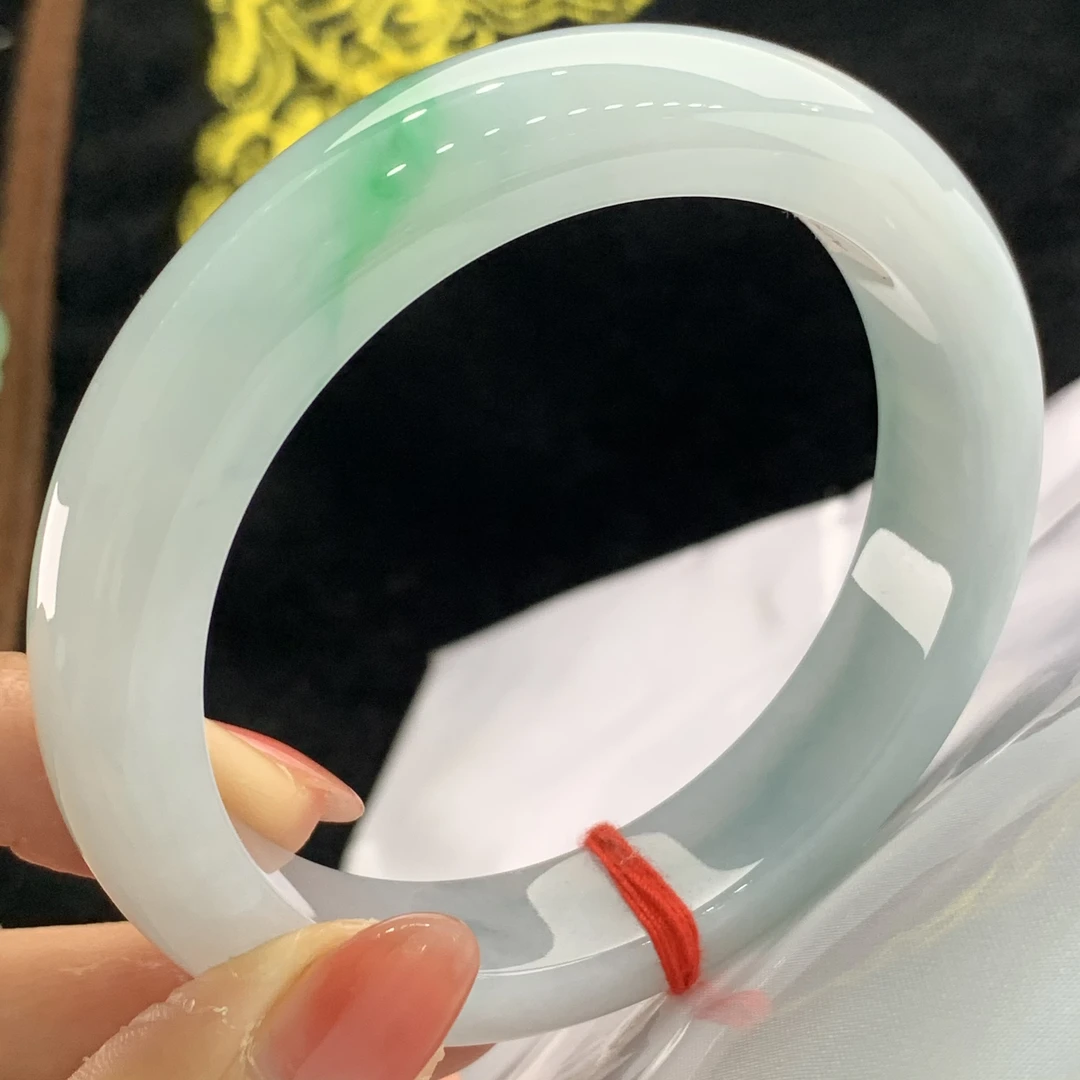 天然A货翡翠56 57正圈手镯