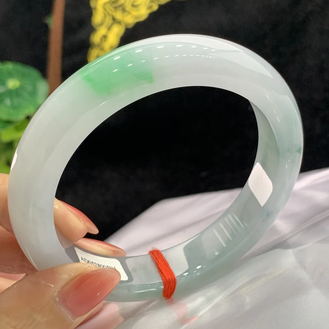 天然A货翡翠58 59正圈