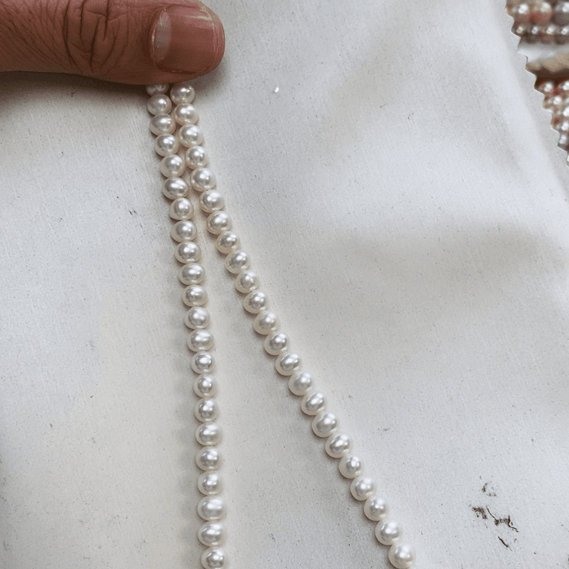 【闪购商品】淡水珍珠颈饰银S925镶嵌
