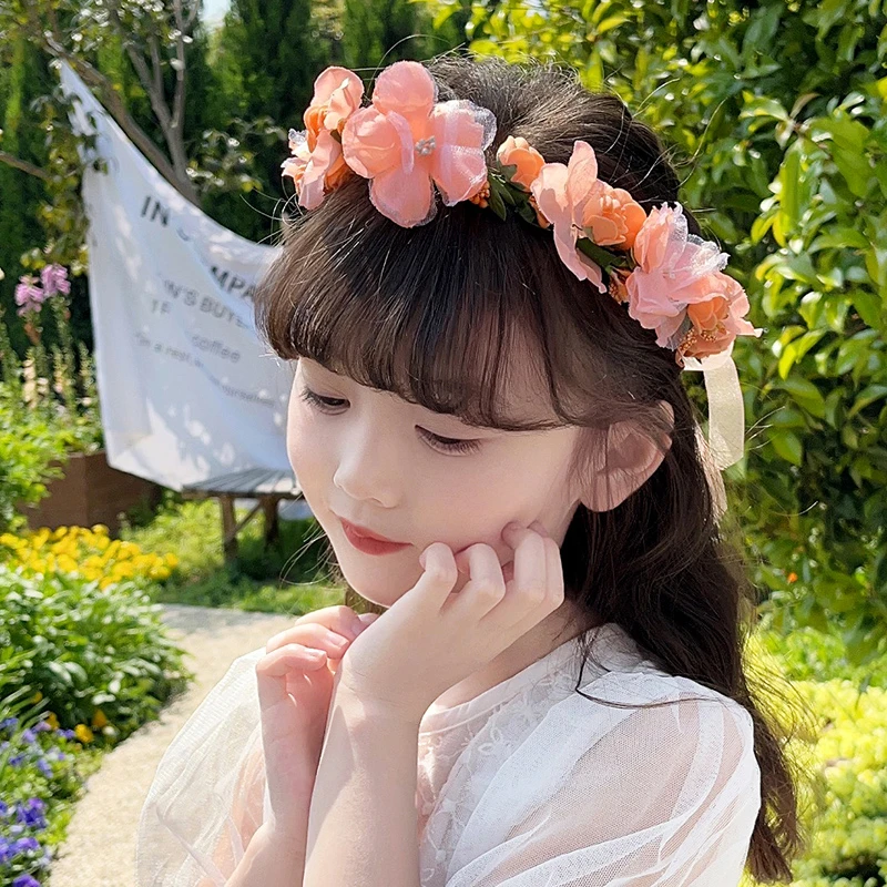 清仓出售便宜卖儿童花环新娘装饰头箍头饰发饰伴娘头花发箍可爱
