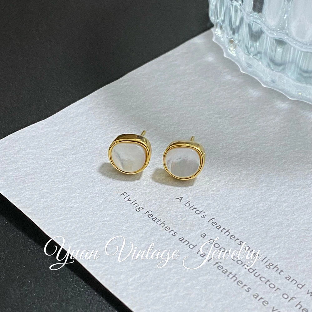 渡K金 99F00-37 法★【雅自咖啡豆】YRoNar 欧斯伽斯 耳钉