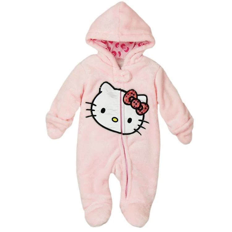 爬服哈衣秋冬A类通用冬季冬装欧美风幼童女童卡通睡衣婴儿