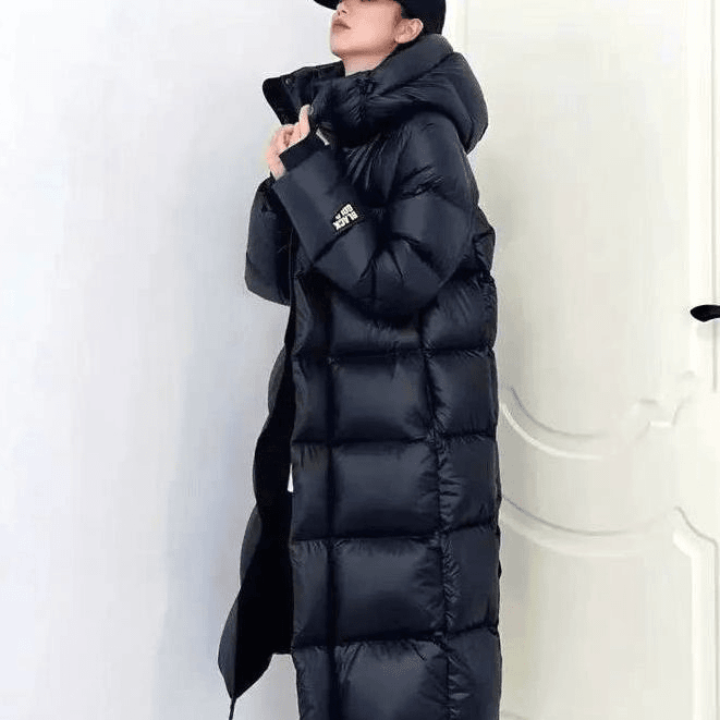 秋冬冬季新款羽绒男女款羽绒服黑金棉服羽绒衣加厚2023保暖过膝
