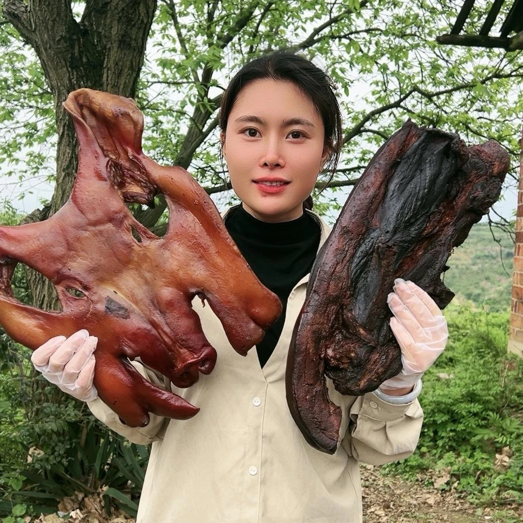 【蓉儿 直播现称】湖南柴火烟熏腊肉传统美食合集