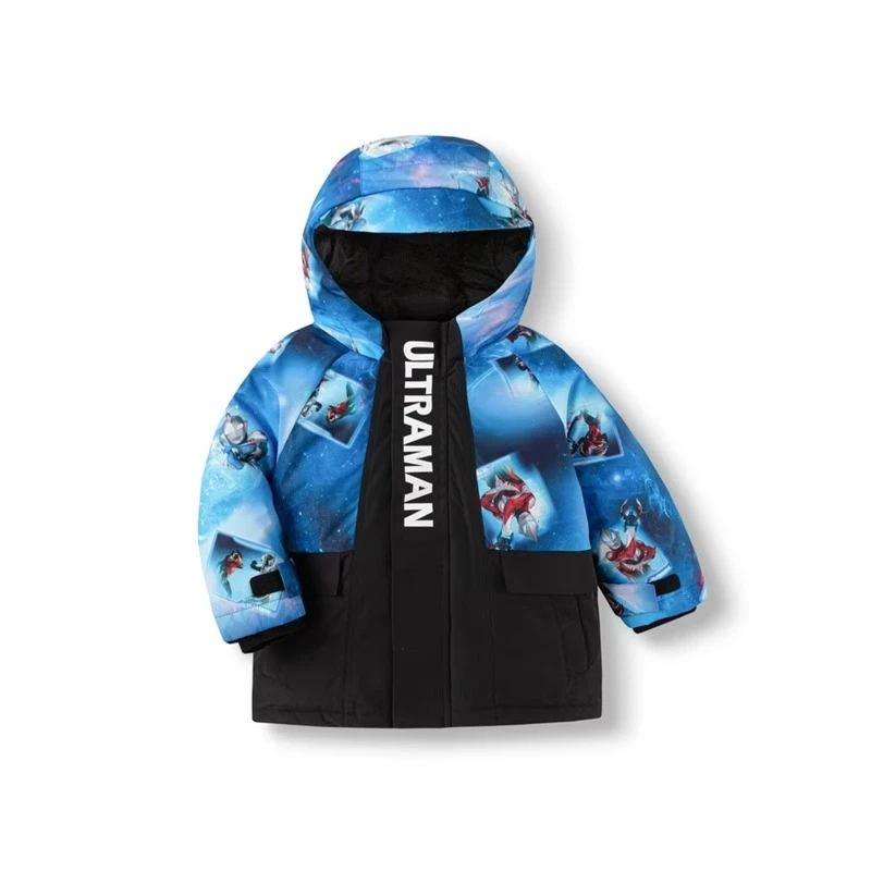 巴拉童装【商场同款】清仓折扣反季奥特曼儿童宝宝羽绒服男童新款