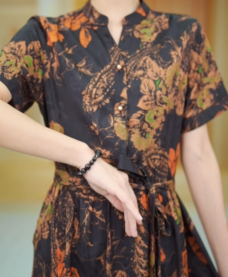 秋风送爽双面双穿连衣裙ZF-706