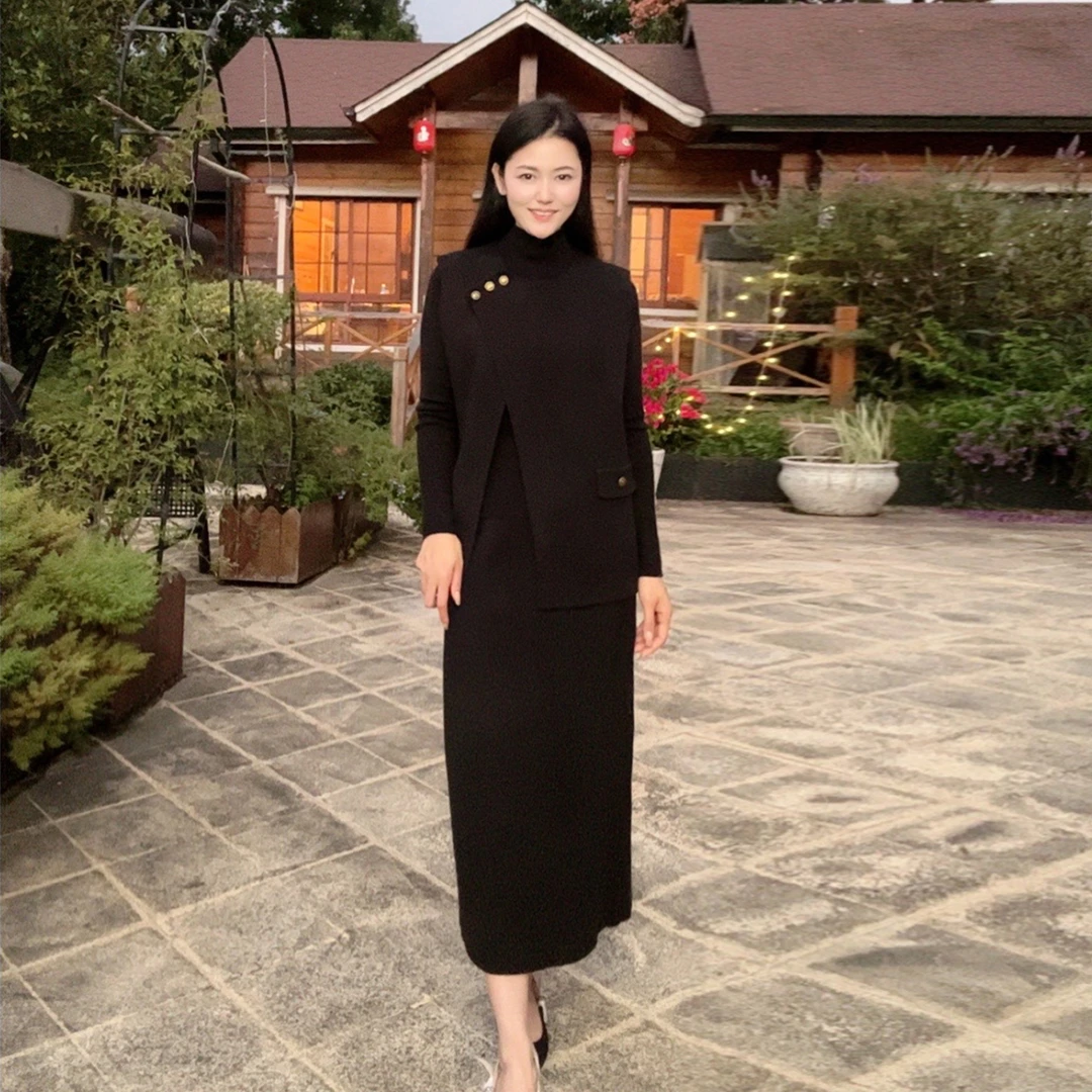 中国风春秋新款套居家百搭保暖气质女士纯色舒适套装WG921090