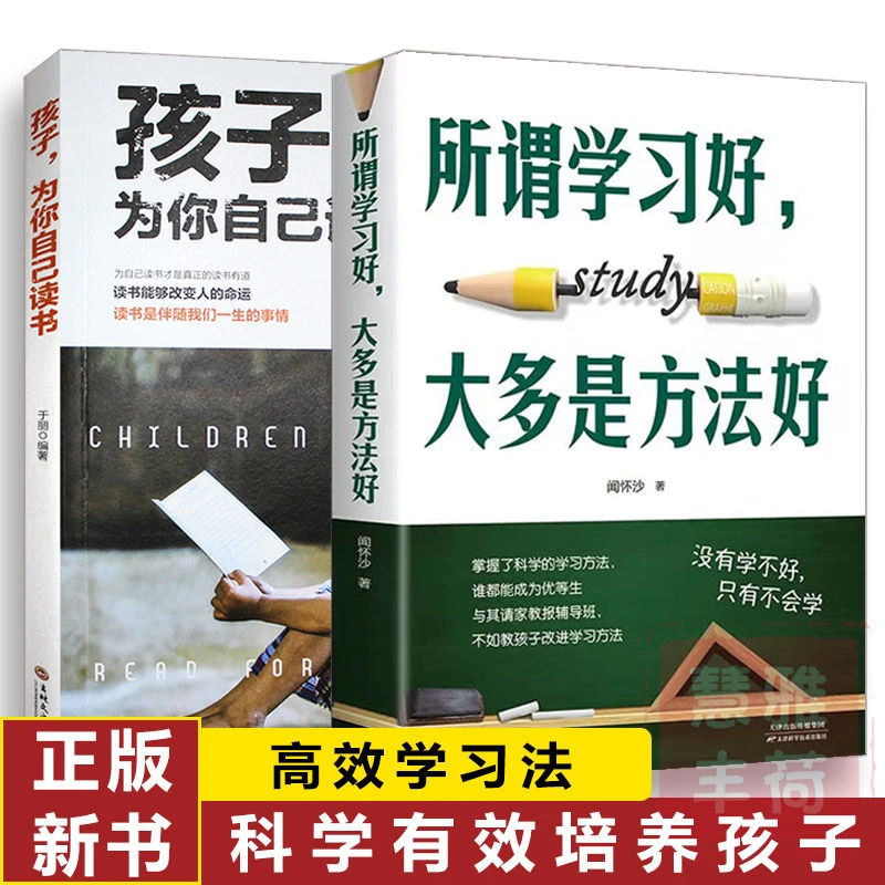 掌握高效学习法】正版 所谓学习好大多是方法好 孩子为你自己读书