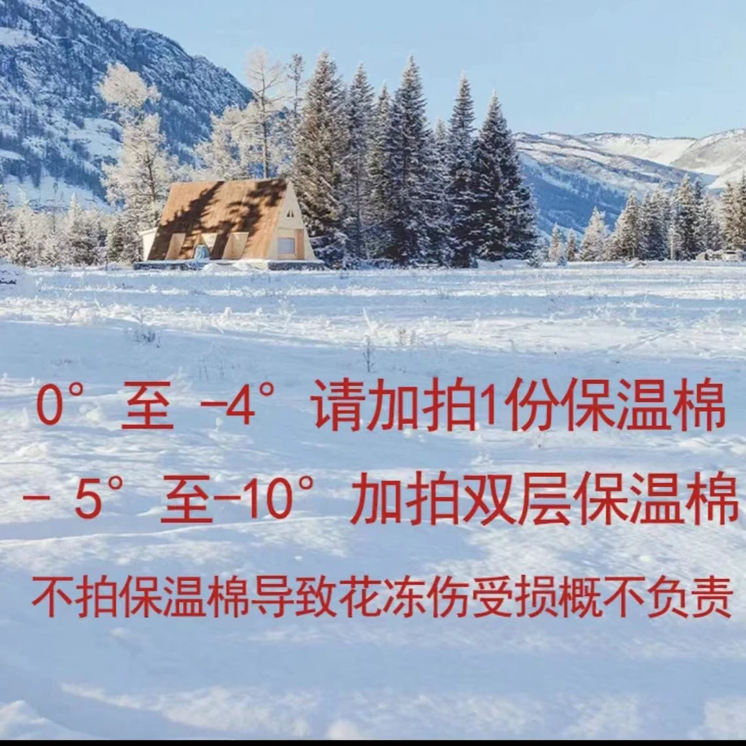 【低温地区请加拍保温棉】不拍冻坏无法售后，敬请谅解！！！