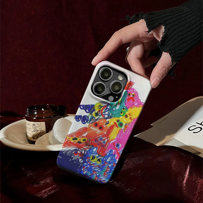 扎堆怪兽苹果iPhone15pro/14promax/15/14/13/11xr菲林vivo华女款