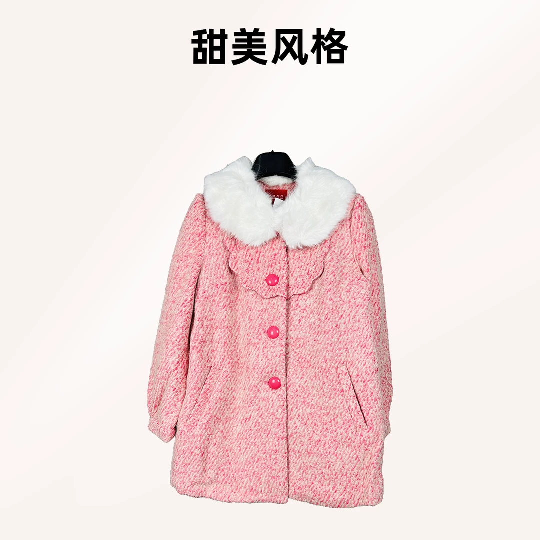 【门店345】秋冬女毛呢加厚棉衣L4VBN0692（老板娘）
