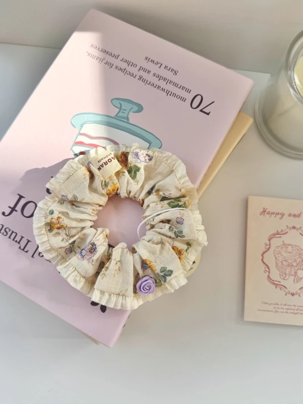 【连麦选款】手作肠圈可爱甜美ins头饰气质法式简约发饰补差链接