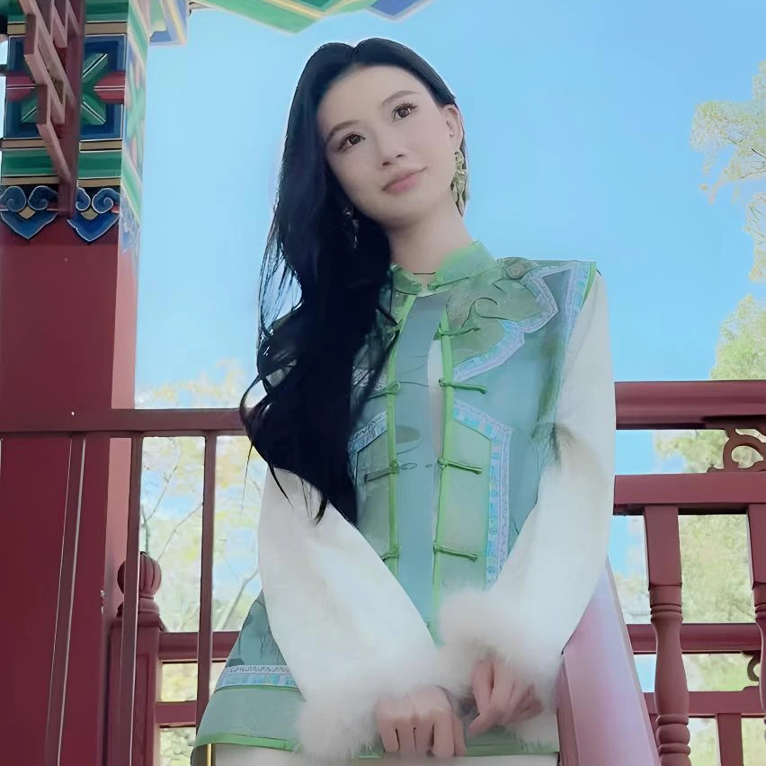 锦彤中式国潮风女装服饰 复古国风时尚小立领缂丝马甲新中式文艺