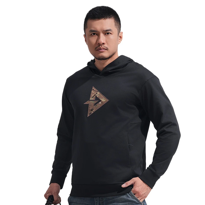 【龙牙】隐之君杨棉感连帽卫衣休闲百搭男士上衣春秋季运动舒适时尚