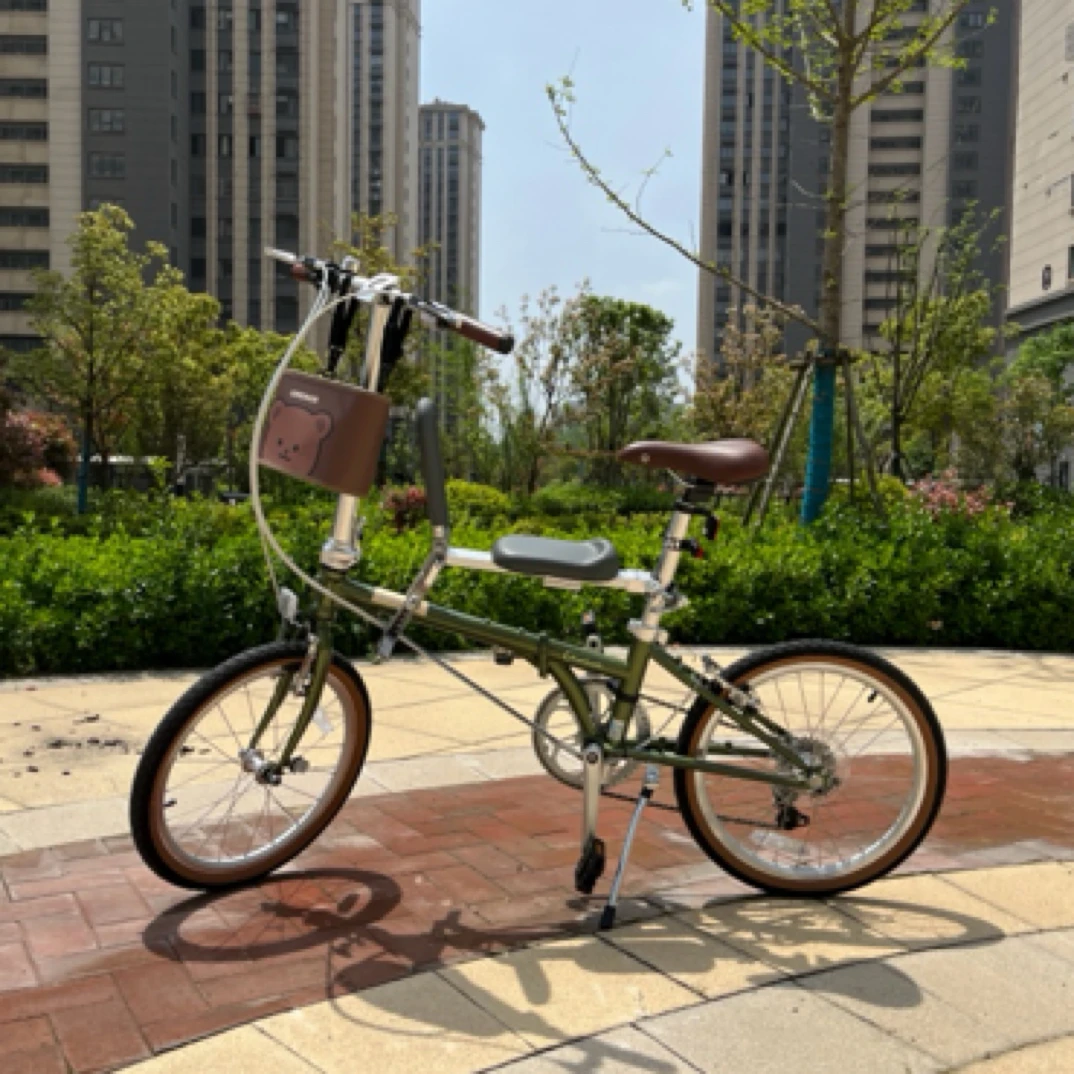 p8p18d7d5d10折叠车安装前置儿童小布儿童座椅自行车