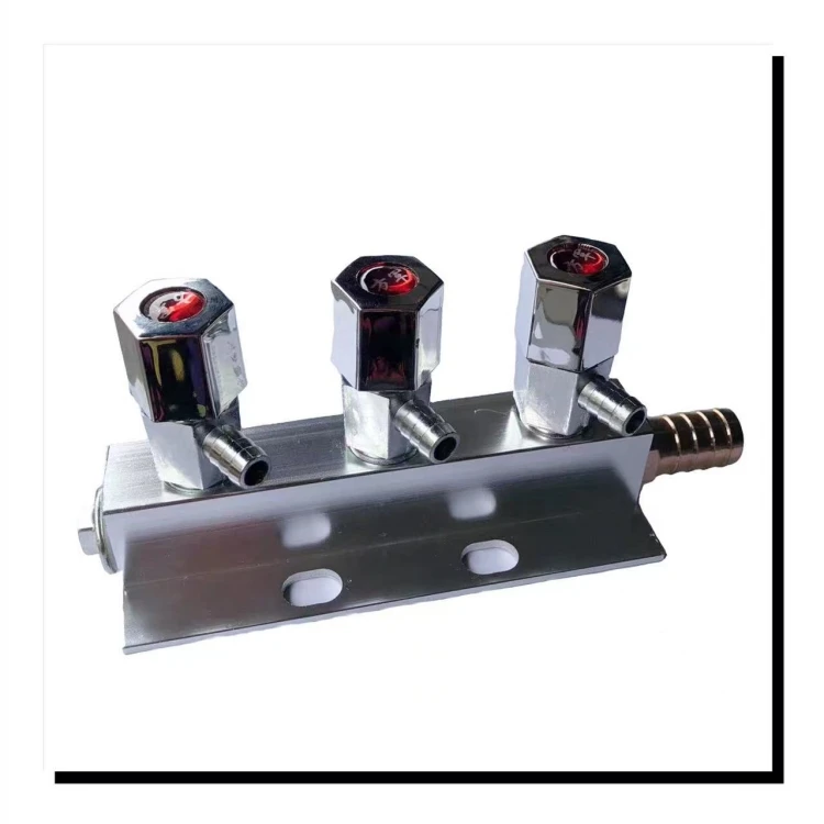 货车分流器五通淋水开关放水阀合金角阀滴水刹车分水器淋水器配件