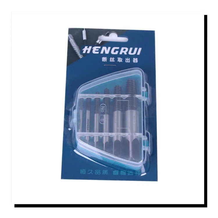 恒瑞6件套断头螺丝取出器 汽修工具 断丝滑丝滑牙反牙螺丝锥