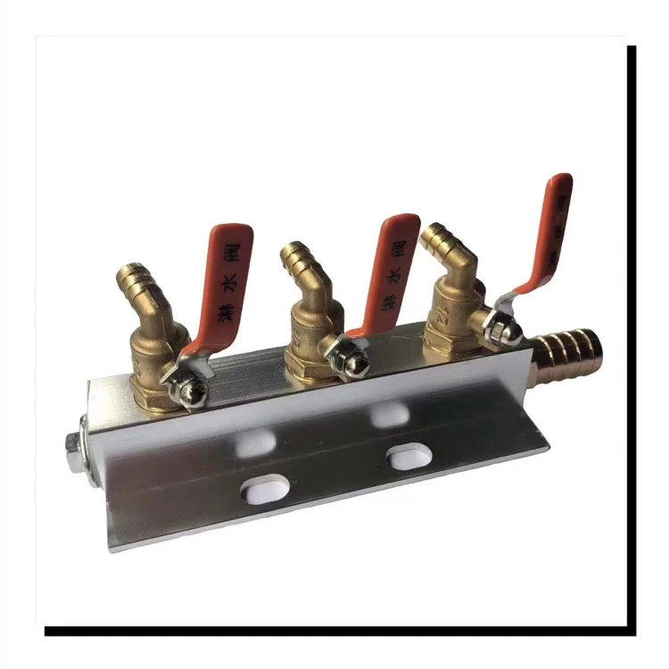 货车分水器总成放水开关红柄小球阀宝塔接头淋水器配件五通分流器