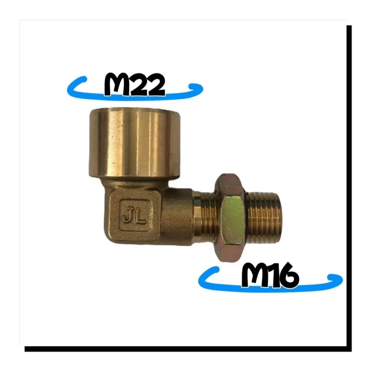 德龙气压传感器弯头四回路保护扩展阀L型储气筒气路接头