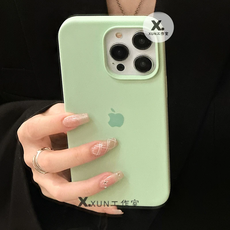 适用开心果iPhone15/14promax手机壳苹果13/12/11软x液态xr硅胶xs