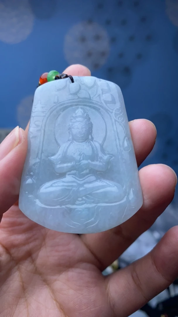 天然翡翠吊坠挂件
