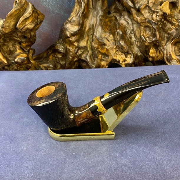 意大利玛仕贵宾系列拉丝工艺石楠木烟斗