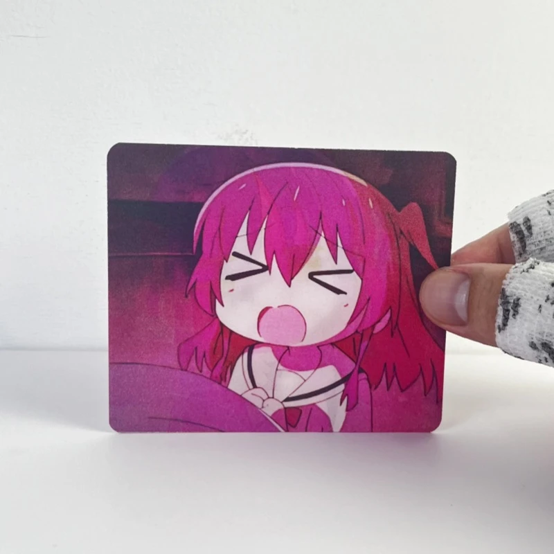 孤独摇滚光栅卡Q版人物动漫周边漫展物料 收藏赠送光变卡