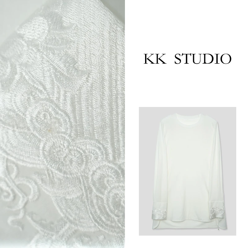 淇老板KK Studio”陌上清秋“高级感简约百搭长袖纯色打底9032