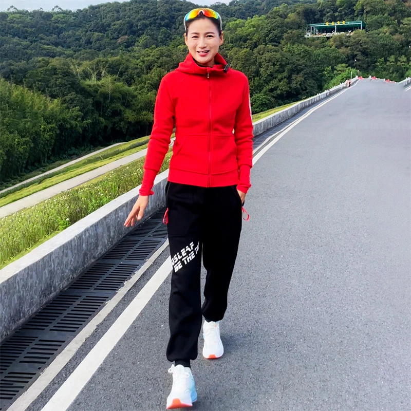 【男女同款运动裤】科里芙加绒保暖运动长裤跑步休闲裤户外宽松长裤