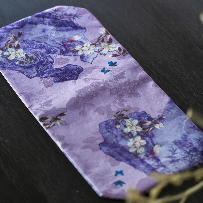 T00745 蝶恋花干泡席47×22茶席