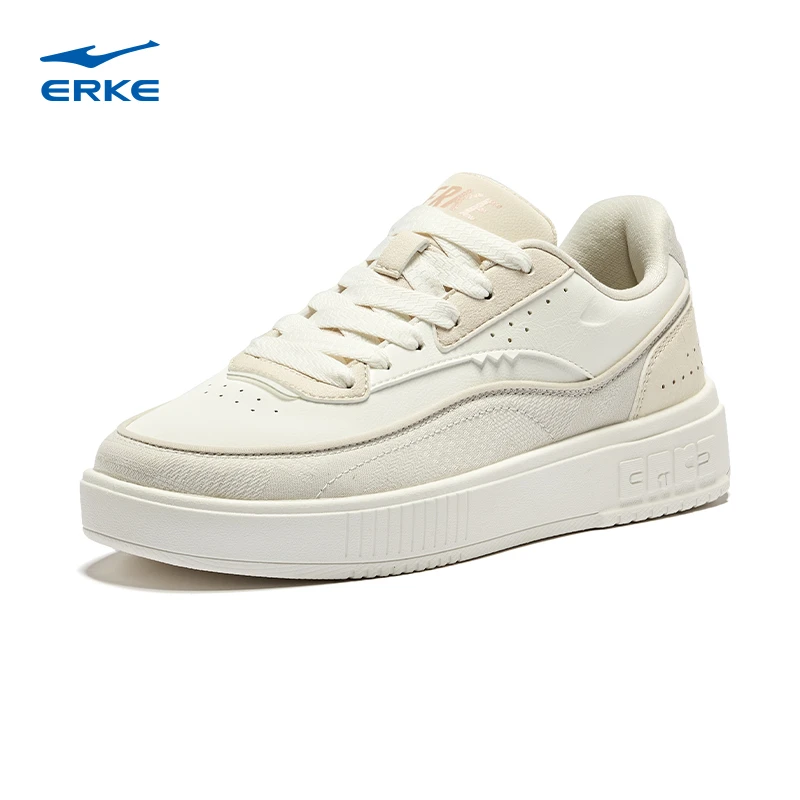 鸿星尔克鸿星尔克透气时尚百搭早春款春季潮流休闲厚底运动滑板鞋