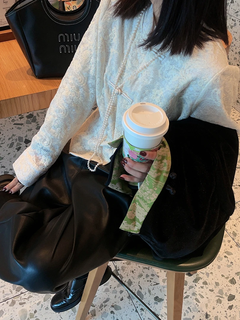 立领盘扣国风新中式长袖衬衫女春季新款洋气超仙减龄小衫上衣