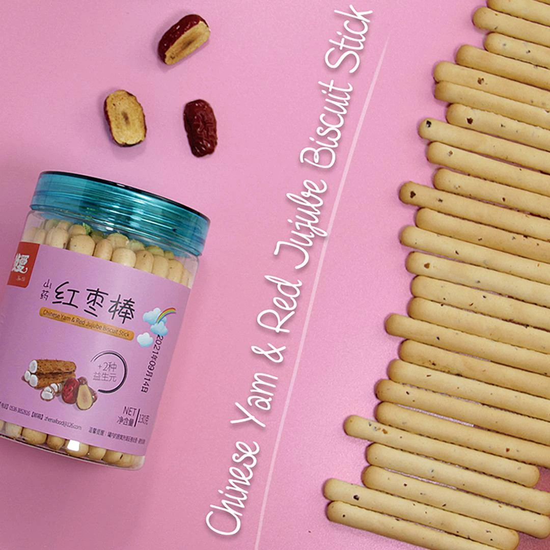 钙铁锌益生元棒130g儿童手指饼干不送幼儿园宝宝磨牙棒营养零食