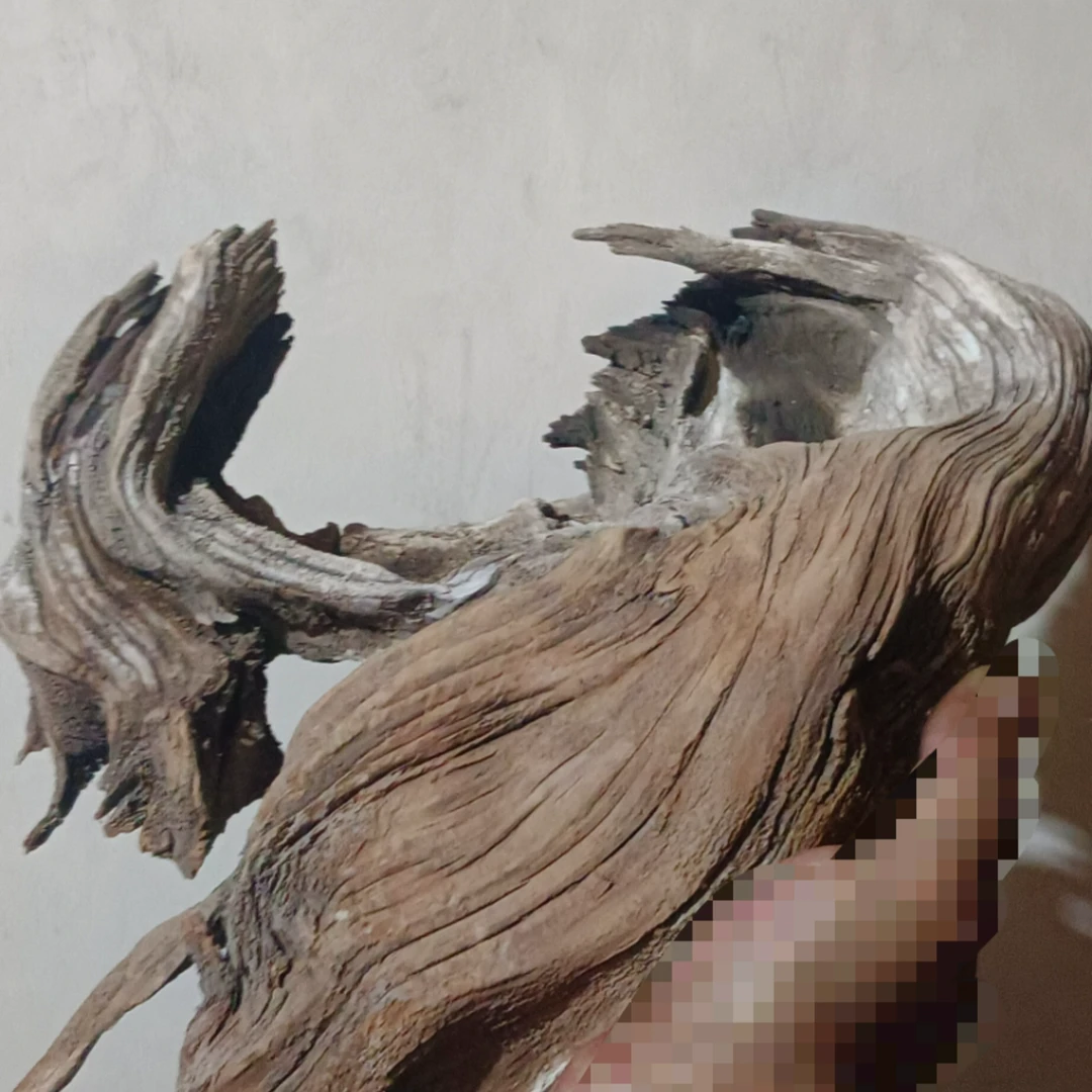 （非图片款2号）工艺品老物件雕刻崖柏根雕老料风化手工复古精雕