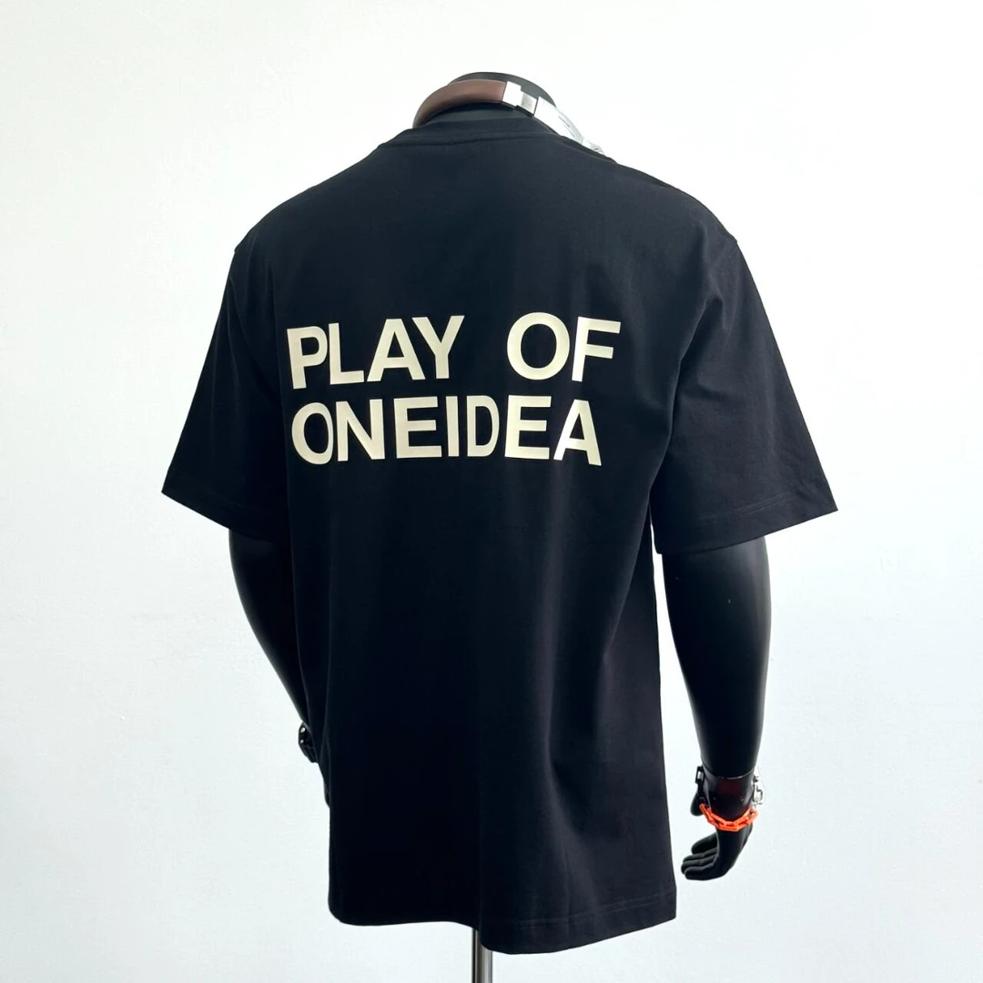 新款潮牌美式夏季字母半袖印花休闲短袖圆领T恤重磅男女宽松上衣