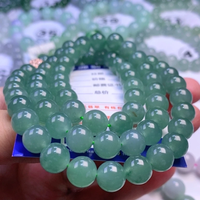 【闪购商品】翡翠项链9.8未镶嵌穷*肉