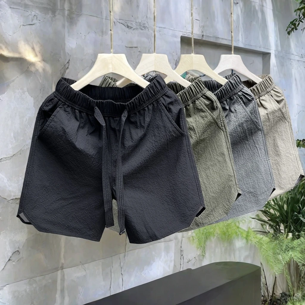 2025网红男款短裤夏季薄款百搭休闲裤痞帅4分宽松五分短裤男夏天