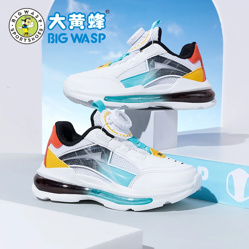 大黄蜂童鞋男童运动鞋透气减震舒适学生跑步鞋秋季新款网面休闲鞋
