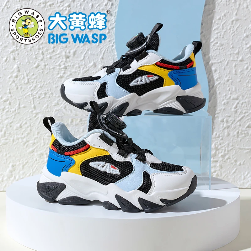 大黄蜂童鞋儿童运动鞋春季新款网面透气男童跑鞋中大童休闲鞋子潮