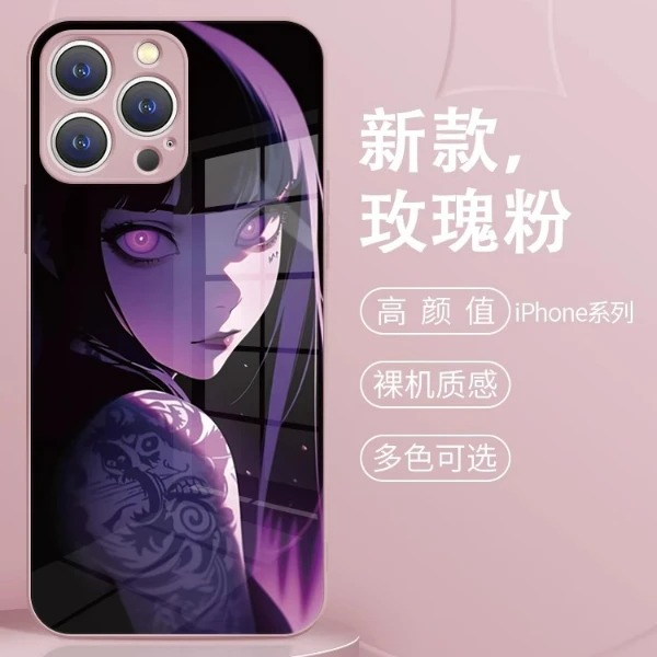 适用苹果17/华为pura70/小米15/oppo/vivo网红日向雏田个性手机壳