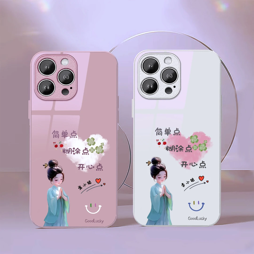 适用苹果/华为/小米/oppo/vivo新款网红高颜值国风女百家姓手机壳