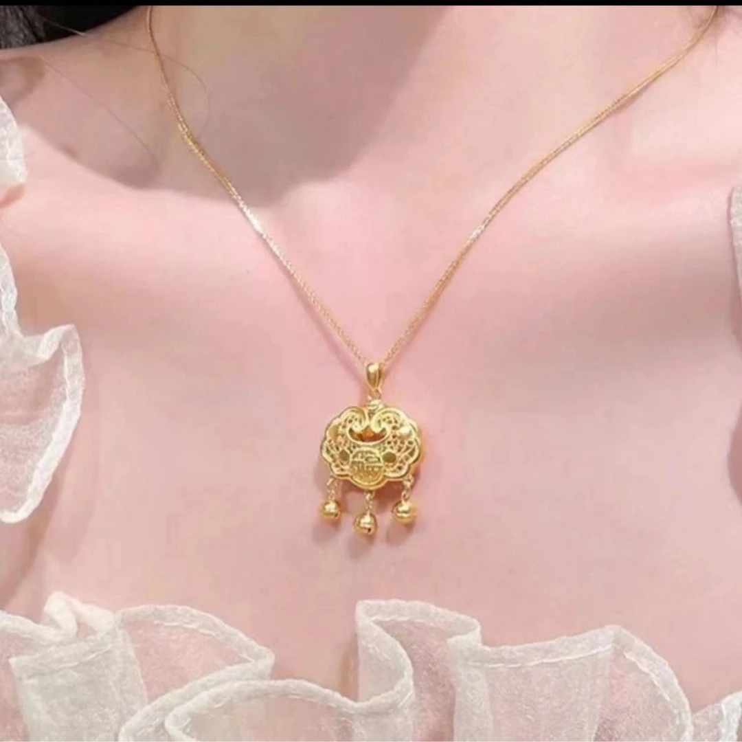 钛钢项链 平安锁项链  O字链M扣