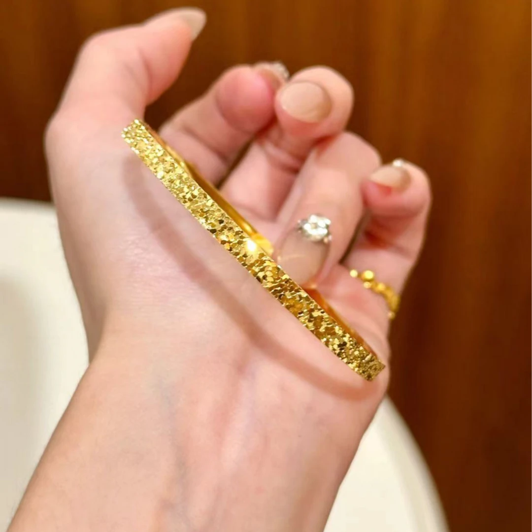 钛钢手镯 碎冰冰手镯 闭口 KL