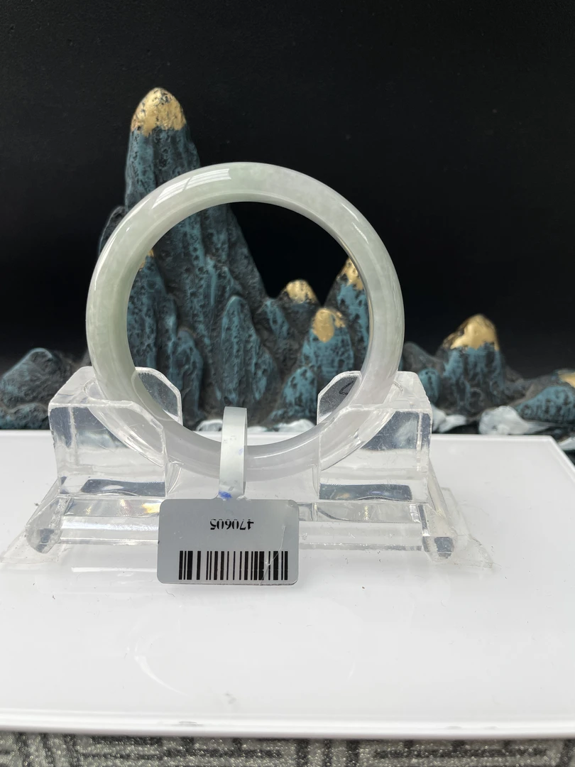 57【刀客砍价王】芊芊-天然缅甸A货翡翠手镯    F3